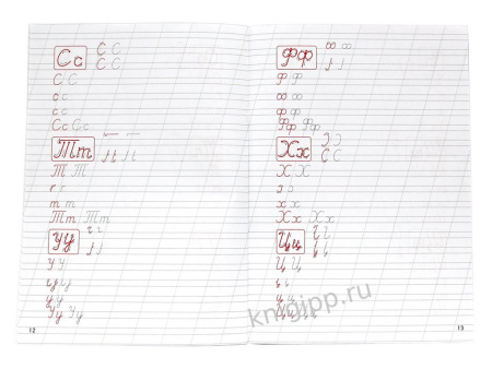 Пропись классическая "Пишем прописные буквы" А4, 16 стр. ПРОФ-пресс