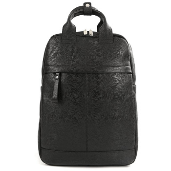 Рюкзак мужской FABRETTI нат. кожа, 39*29*11,5 см, черный