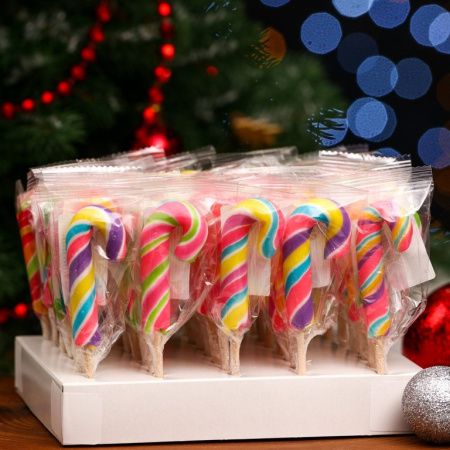 Леденец на палочке "Трость мини", на палочке 15г