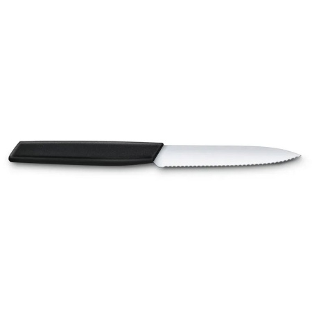 Нож кухонный Victorinox "Swiss Modern" серрейт. заточка, лезвие 100мм