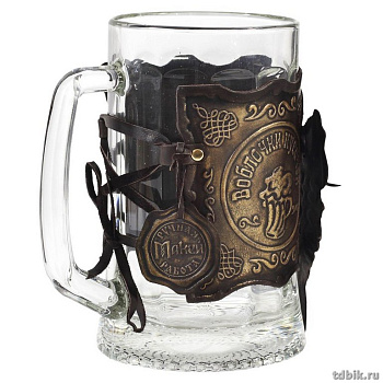 Бокал в футляре из натуральной кожи "Макей"