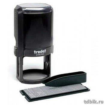 Печать самонаборная с автомат. оснасткой 42 мм 1 круг Trodat