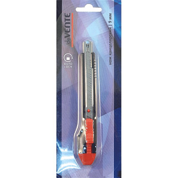 Нож канцеляр. шир. 0,9 см, метал. направляющие deVENTE