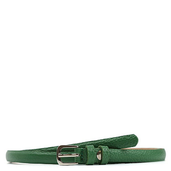 Ремень FABRETTI женский, натуральная кожа, размер 120, зеленый