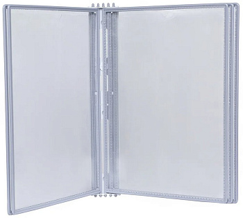 Демонстрационная система настенная 5 панелей А4 (серый)