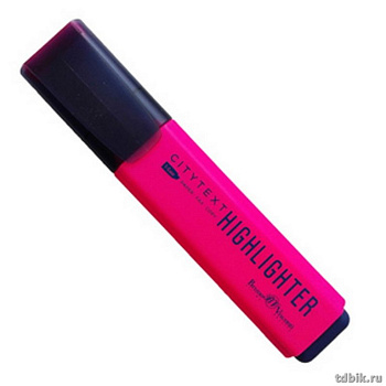 Текст-маркер Bruno Visconti "CityText" розовый