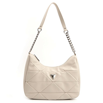 Сумка женская FABRETTI 29х22х10 см, нат. кожа, бежевый