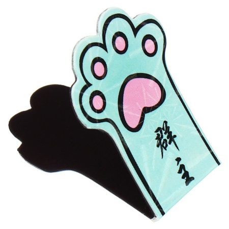 Закладка магнитная 4 шт/уп "Лапки" Calligrata, микс