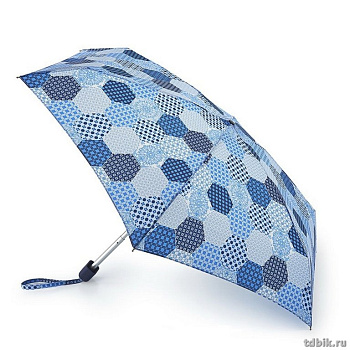 Зонт женский механика Fulton MoroccanTiles "Марокканские плитки"  диаметр купола 87см