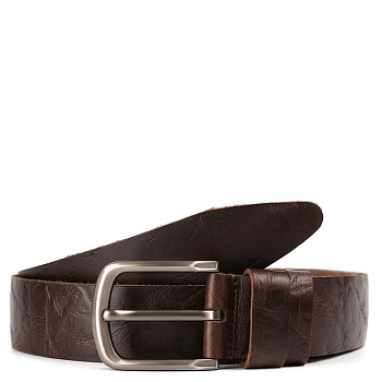 Ремень LEO VENTONI мужской, натуральная кожа, размер 130, коричневый