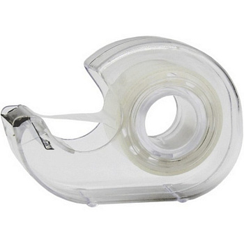 Скотч прозрачный 12 мм *10 м, 35 мкм с диспенсером deVENTE