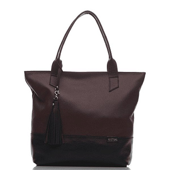 Сумка женская Mistral, цвет бордо, кожа