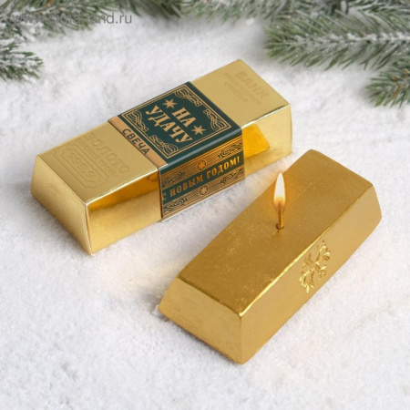 Свеча НГ "Денежного года" 4,2 х 10,2 х 2,2 см