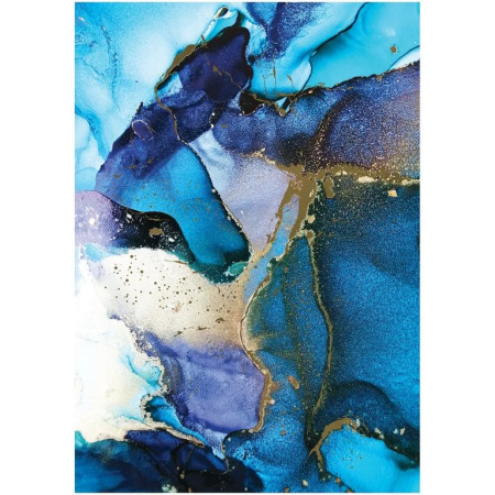 Бумага упаковочная 70*100см  в рулоне (ассорти) "Мраморный стиль"