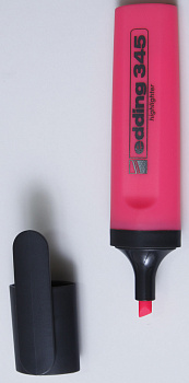 Текст-маркер Edding розовый