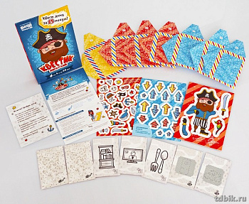 Игра настольная  Квест .4+ "Квестик пиратский Джек" БАНДА умников