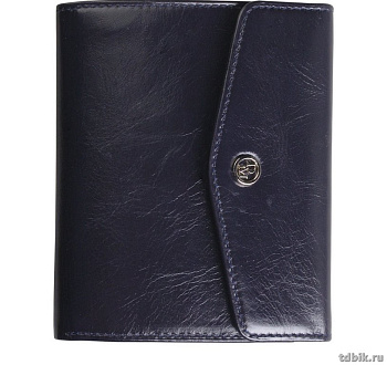Портмоне D.Morelli "Бонни" нат.кожа, синий