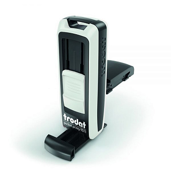 Штамп карманный Pocket Printy 47x18мм Trodat, корпус белый