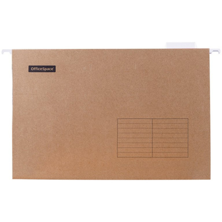 Папка подвесная OficeSpace 405*240 мм Fool-Scap коричневая