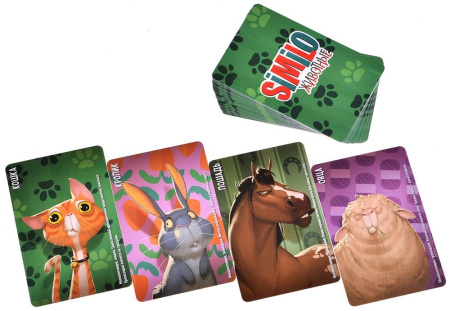 Игра настольная  .8+ с карточками "Similo: Животные" (2+ игроков, 10+ мин) Hobby World
