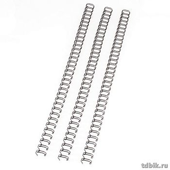 Пружина металл. d = 11.1 mm (7/16") (бел) 100шт/уп