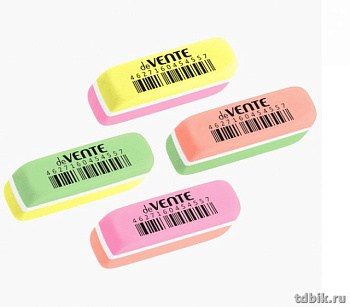 Ластик deVENTE "Bubble Gum" 55*15*13 цв. ассорти