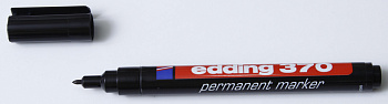 Маркер перманентный  1,0 мм Edding круглый, черный
