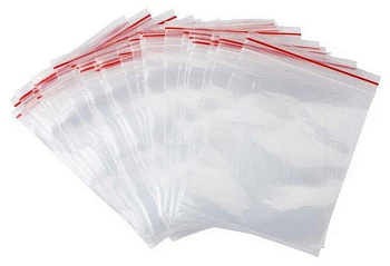 Гриппер  80*120 мм 100шт/уп, 35 мкм "deVENTE" ПНД, с красной полосой