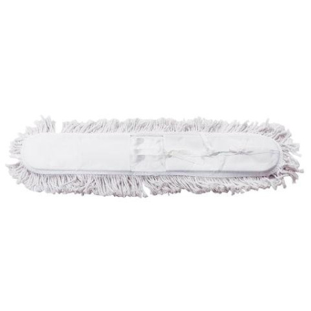 Моп для швабры LAIMA (хлопок) для цельной швабры-рамки 90 см, карман и завязки