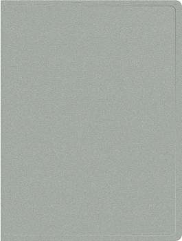 Папка с боковым зажимом А4 пластик 0,50 мм серый BURO