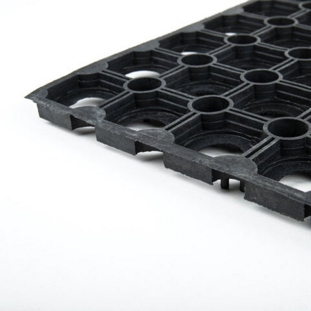 Коврик придверный грязесборный, резиновый ячеистый  50x100х1,6 см