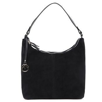 Сумка женская FABRETTI 30*26*12см, нат. кожа, синий