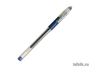 Ручка гелевая Pilot резин. упор 0,5мм синяя (стерж.129мм, линия 0,25мм)