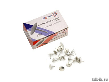 Кнопки никелированные 11 мм 100 шт/уп Attomex