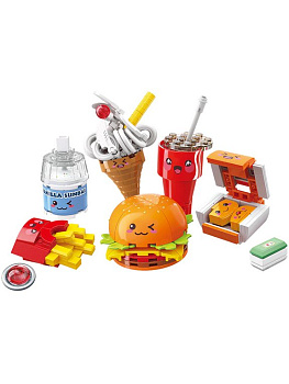 Конструктор пластиковый   АССОРТИ "Вкусняшки" 6 видов