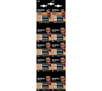 Батарейка щелочная LR-06 АА OPTICELL Simply